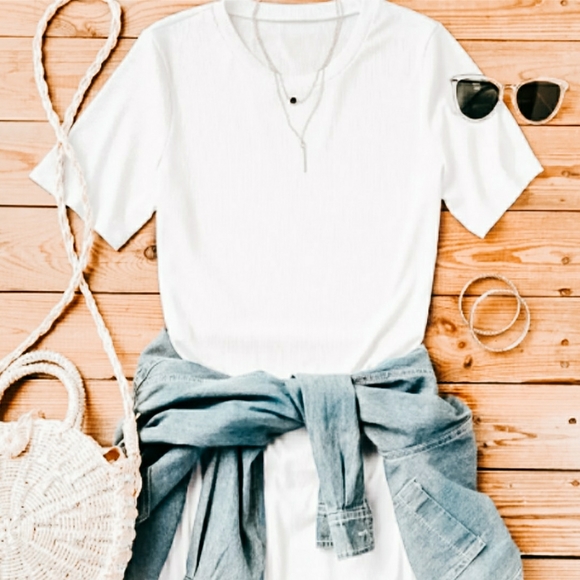 BelleLily Dresses & Skirts - White Tee Dress